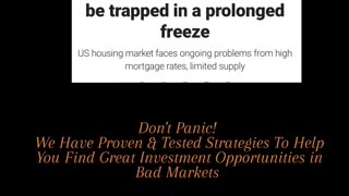 US Housing Market Freeze? 🥶