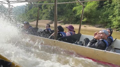 Getting Drenched by Another Boat