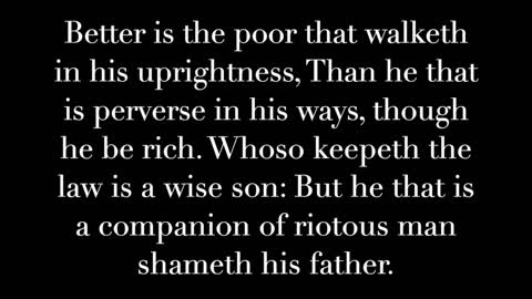 Proverbs 28