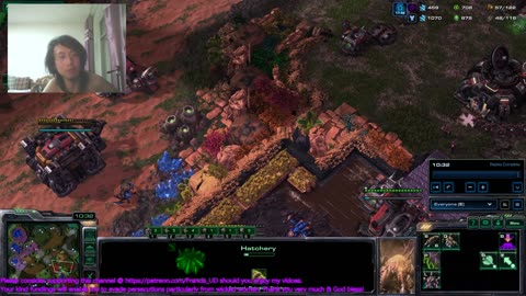 SC2 zvt on babylon early nydus worms v hellions rush