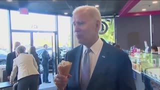 Ice Cream Eating Joe Biden BOASTS About Our Economy Being "Strong As Hell"