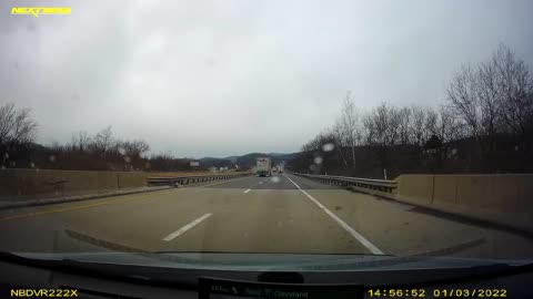 Cut off by semitruck with Fedex trailer