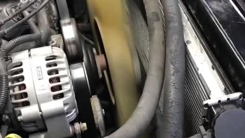 Man Installs Engine Fan in Seconds