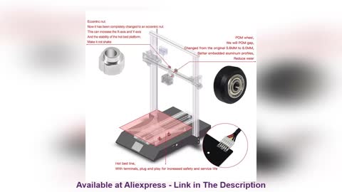 ☑️ Twotrees 3D Printer BLU-3 V2 235*235*280mm Professional DIY Printing Power Failure Printing