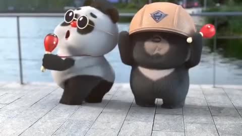 cute and adorable panda