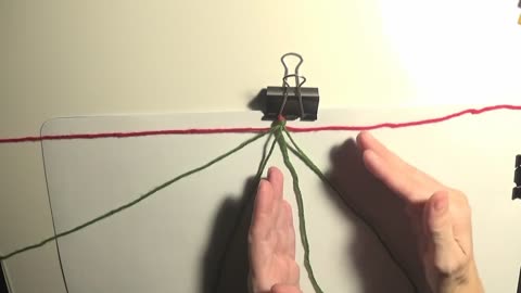 Christmas Friendship Bracelet Tutorial, DIY Parallel Lines Bracelet