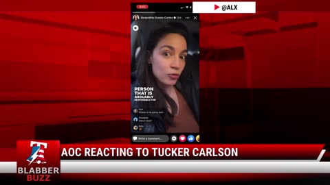 AOC Reacting To Tucker Carlson