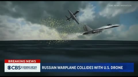 Russian Jet Shooting Down US Drone Free Bird Edit