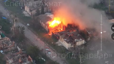 Drone Operators Attack Ukrainian Positions in Volchansk