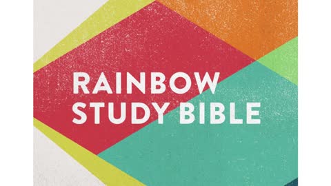 King James Version Bible Rainbow Study Bible, Hardcover, Black Letter, Pure Cambridge Text