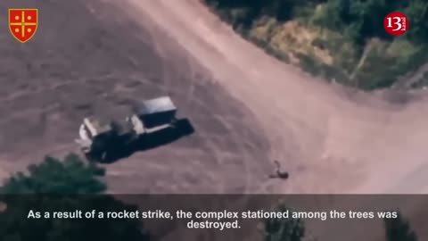 HIMARS blew up Russian Tornado multiple rocket launcher preparing to open fire