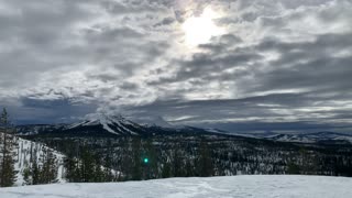 Views of Mount Washington Peak – Central Oregon – Potato Hill Sno-Park – 4K