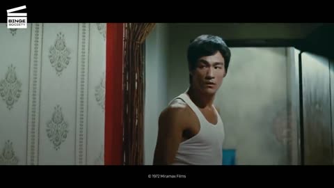 The Way of the Dragon: Beating a gang of thugs old .movie