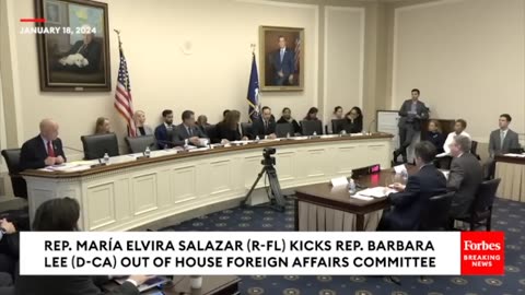 SHOCK MOMENT- Barbara Lee Kicked Out Of Hearing By María Salazar After Dramatic Confrontation