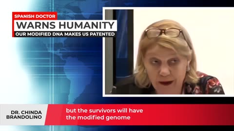 Dr. Chinda Brandolino: A Warning to Humanity - "Our Modified DNA Makes Us Patented"!