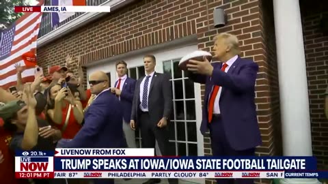 Unexpected Visit: Donald Trump's Surprise Appearance at Iowa State Football Rally