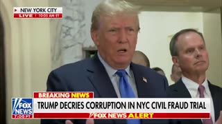 President Trump makes statement on New York witch hunt