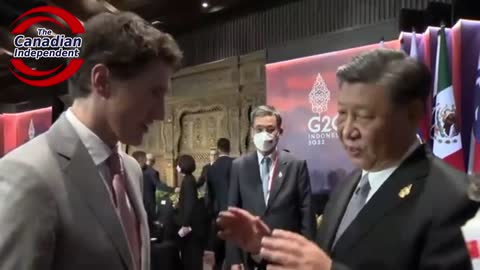 The President of China is caught scolding Justin Trudeau at the latest G20