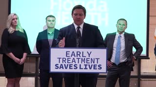 Gov DeSantis Highlights Monoclonal Antibody Treatment Success in Jacksonville