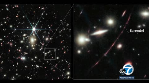 NASA telescope spot cosmic Questions mark in deep space