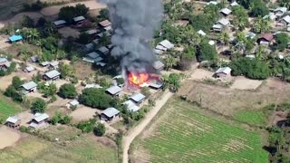 Myanmar troops burn villages across heartland