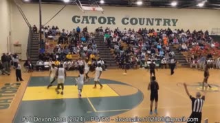 US High School Basketball Feat. Devon Allen (2024 PG/SG)