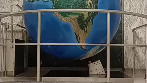 6 ft. (2 meter) Spinning Globe Earth Display at Indiana University