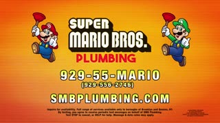 Super Marios Bros. Plumbing Ad