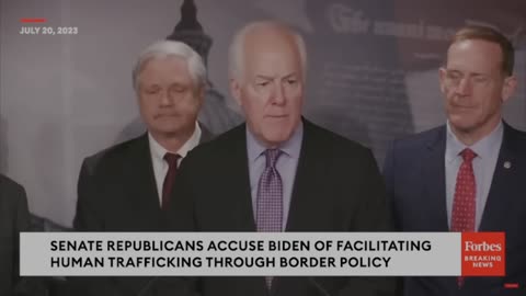 BREAKING NEWS: Senate Republicans Accuse Biden Of Allowing Human Trafficking Through Border Policy