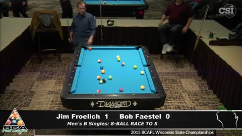 Bob Faestel vs Jim Froelich ▸ 2015 BCAPL Wisconsin State Championships