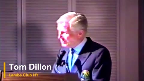 Tom Dillon Shepherd Emeritus of the Lambs Club Tells Show Business Stories About the Club and Sings