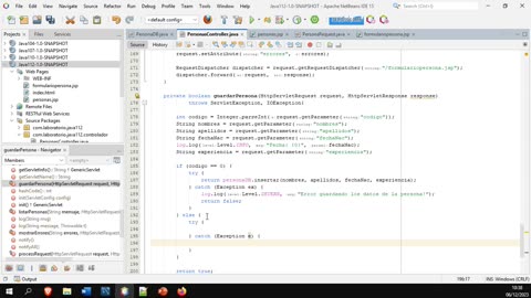 Java parte 118. Desarrollo web, parte 19. CRUD Modelo Vista Controlador 7