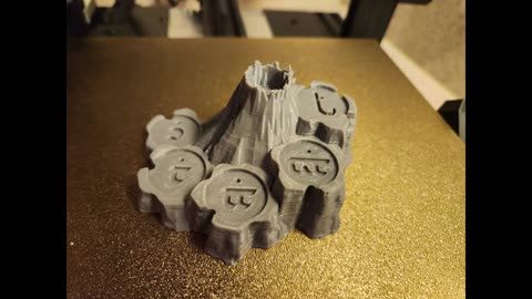 3D Print of War of the Ring's Mount Doom