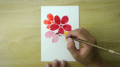 Watercolor Floral Invitations _ DIY Handmade Cards - Level 2