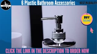 6 piece Bathroom Set Accessories