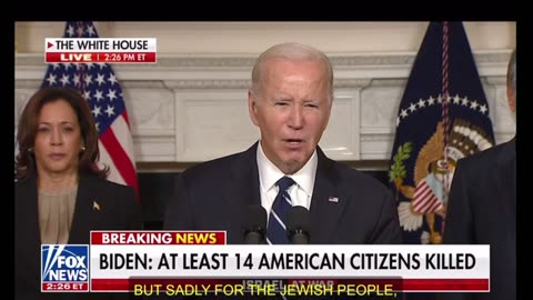 Joe Bidens response after the HAMAS terrorist attack on Israel