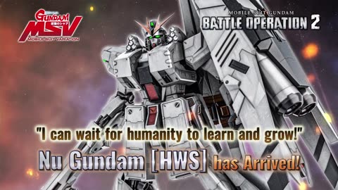 Mobile Suit Gundam Battle Operation 2 - Official Nu Gundam Announcement Trailer