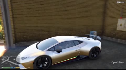 Golden Lamborghini in GTA 5 😱😱