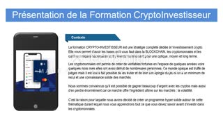 Présentation de la formation