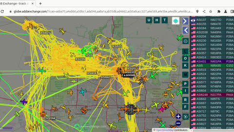 Bird NaziPac Transpac N416PA over Morristown cell node - Feb 4th 2024