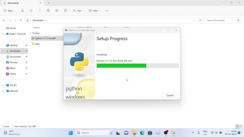 Python Installation in Windows 11