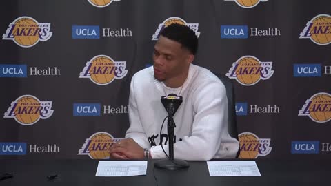 Russell Westbrook & Dennis Schroder Postgame Interview - Grizzlies vs Lakers | January 20, 2023