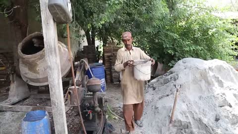 how to make Clade Stone Concrete Blocks | tiles for garage