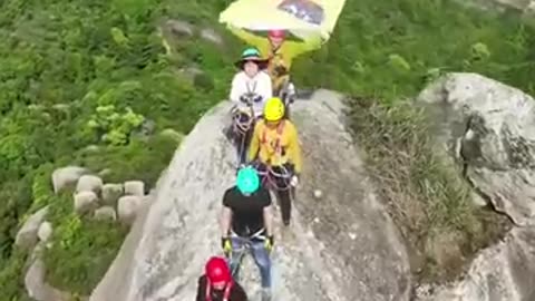 Amazing Place in CHINA _ Mountain like a blade _ Dangerous cliff walk _ Natural wonders