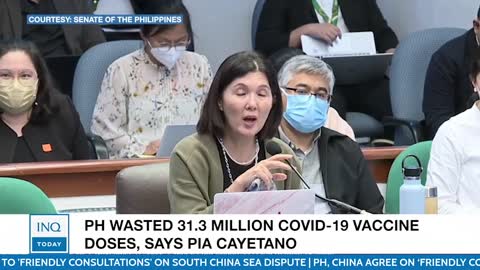 PH wasted 31.3 million COVID-19 vaccine doses, says Pia Cayetano