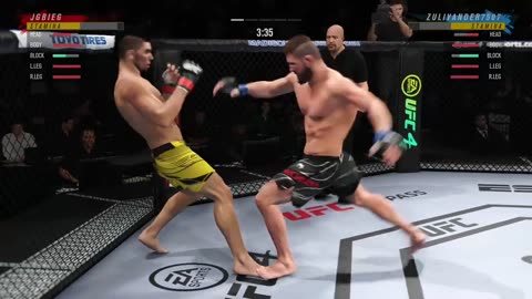 UFC 4 - Johnny Walker Spinning Back Fist KO + BONUS Teleportation