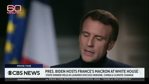 President Biden hosting Emmanuel Macron in Biden's first state dinner