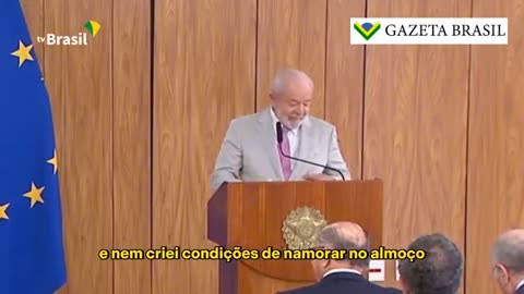 'Fiquei de criar o Ministério dos Namorados, não criei', diz Lula