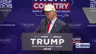 TRUMP IN IOWA: You must go caucus tomorrow even if you vote and then pass away