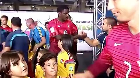 Ronaldo : Heartwarming Moments with Children ❤️